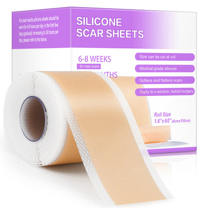 Silicone Scar Tape- 1.6” x 60” Roll